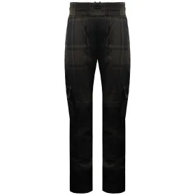 Represent Military Mens Brown Check Track Pants