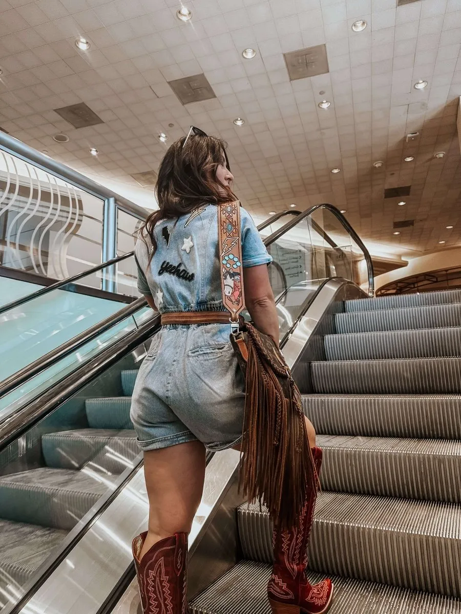 Ride the Lightning Jean Romper