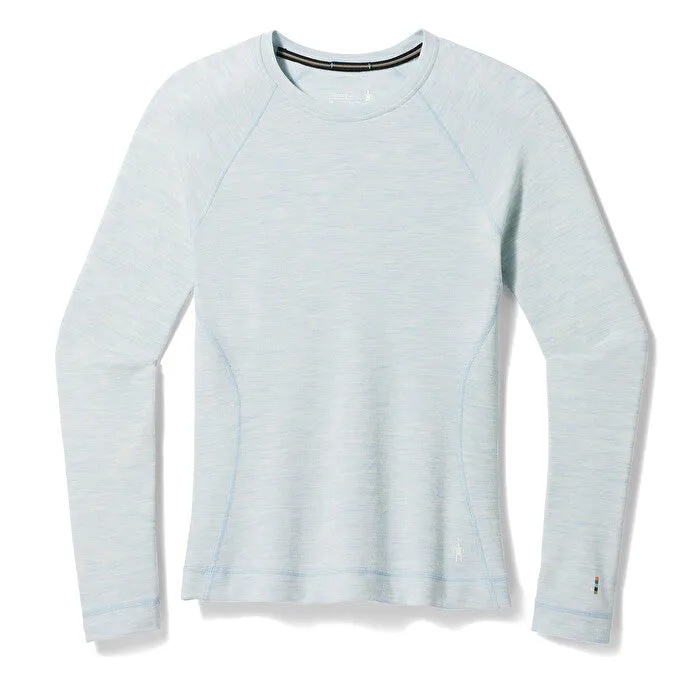 Smartwool Women's Classic Thermal Merino 250 Crew Neck Long Sleeve Base Layer Top (Winter Sky Heather)