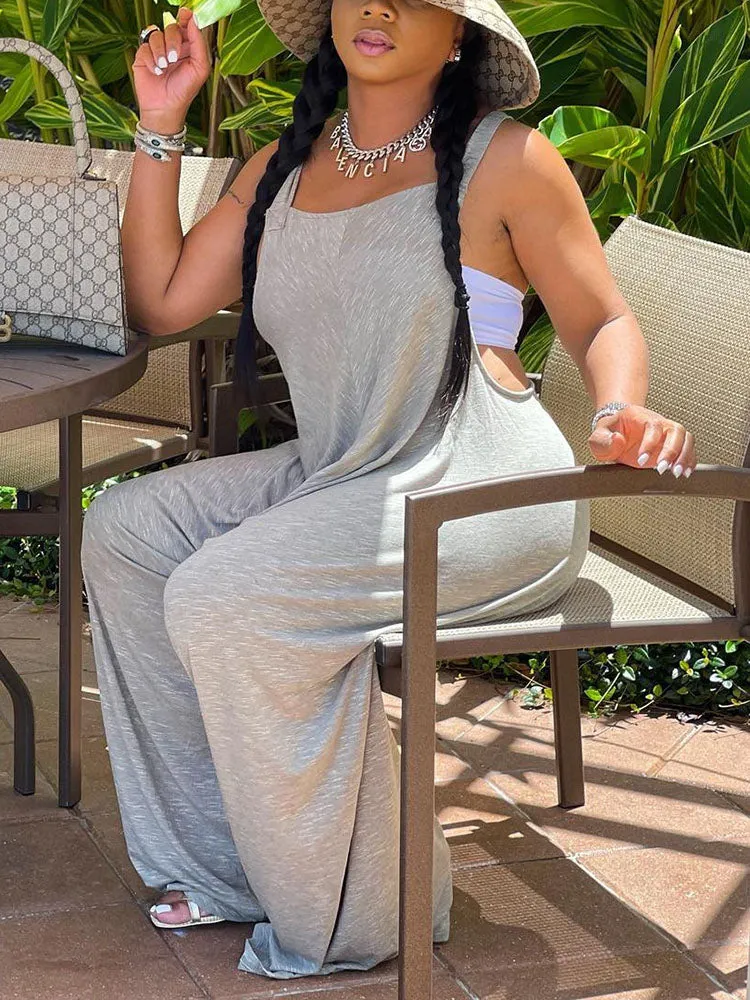 Solid Rib Graceful Tank Top