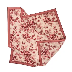 Tapis Noir Classical Red Toile Scarf