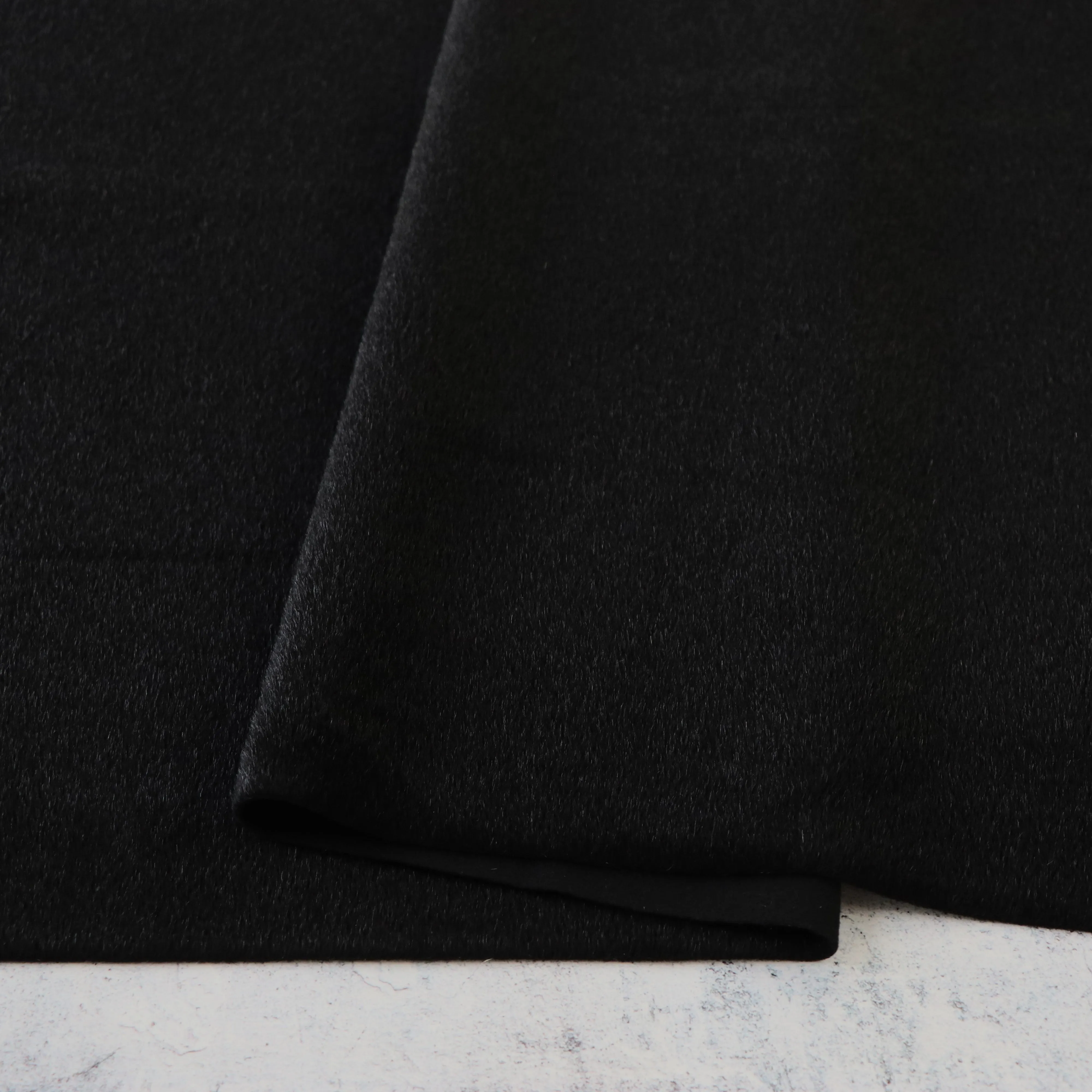 Tie Dye Tonal Black Faux Fur