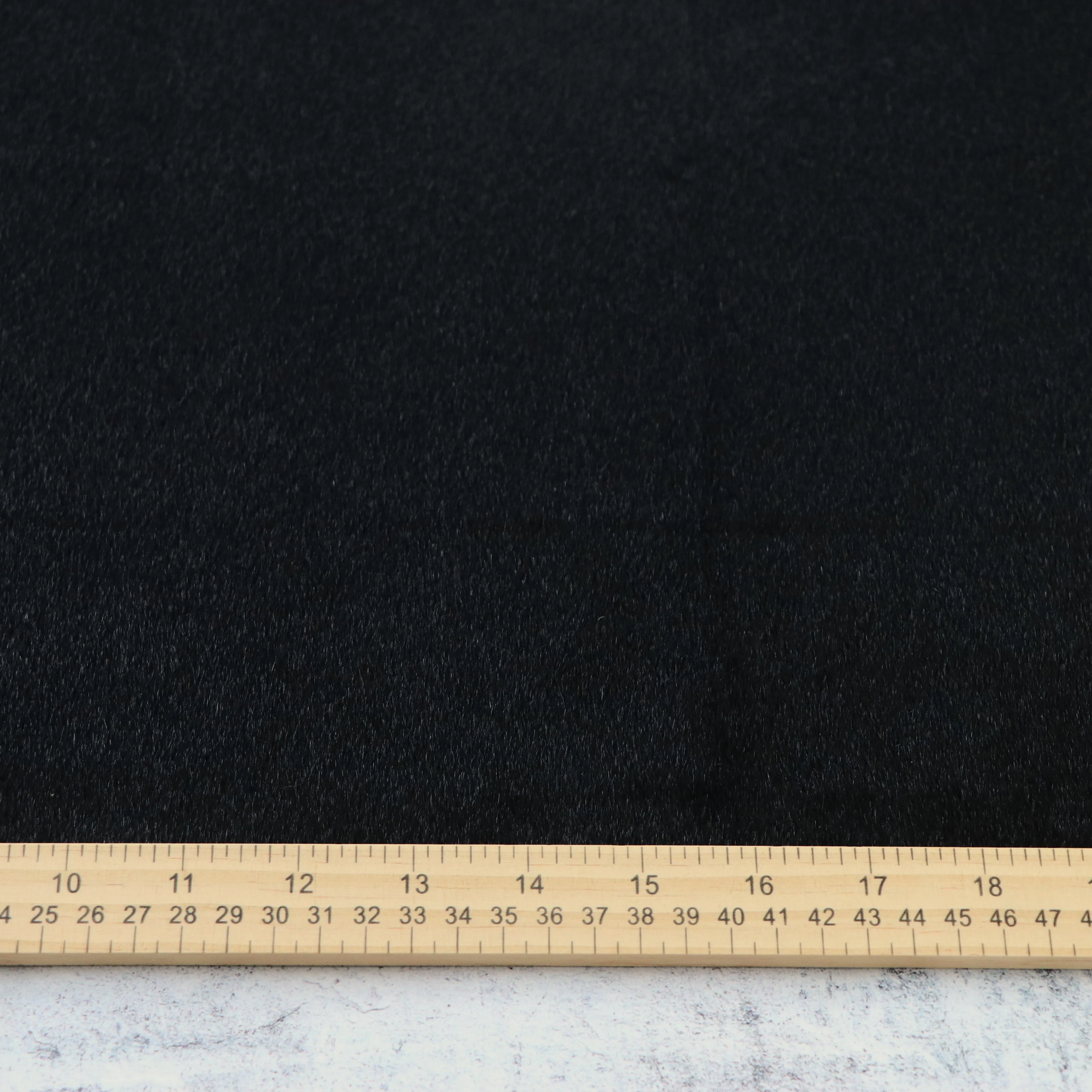 Tie Dye Tonal Black Faux Fur