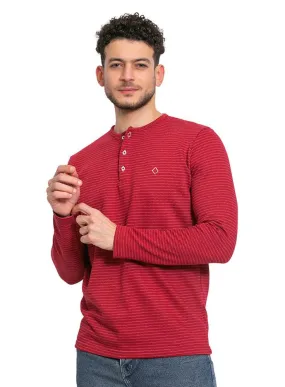Tokyo-Brick Red Henley