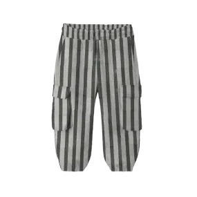 Whistle & Flute Bamboo Drawstring Cargo Joggers || Striped